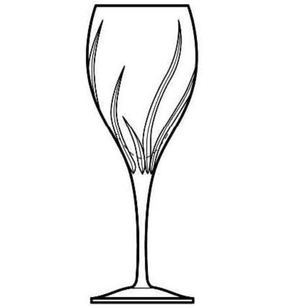 MIKASA® AGENA VINTAGE CRYSTAL WINE GOBLETS – 6 pc Set - Picture 6 of 7
